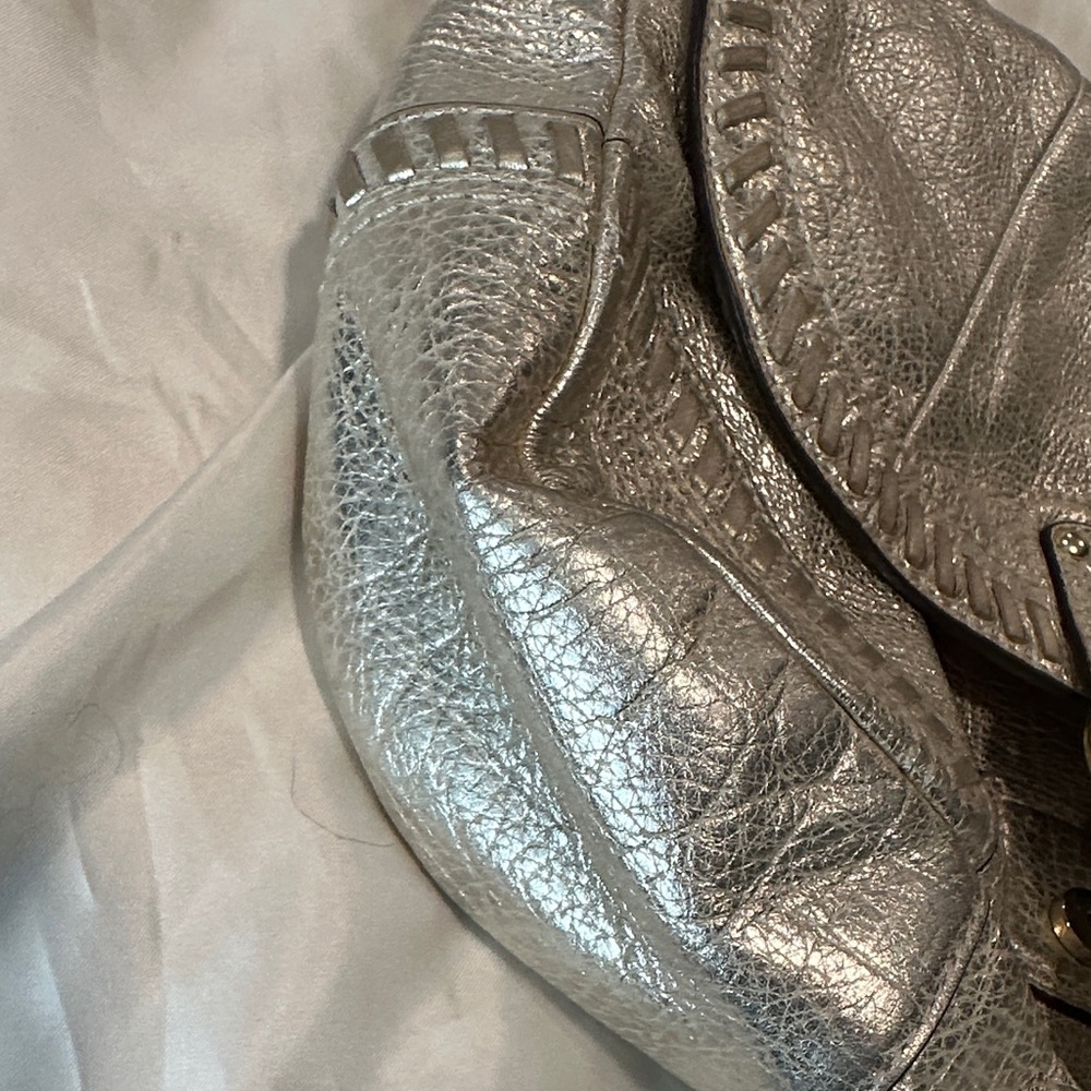 Coach Metallic warm golden silver Shoulder Bag - Picture 8 of 11